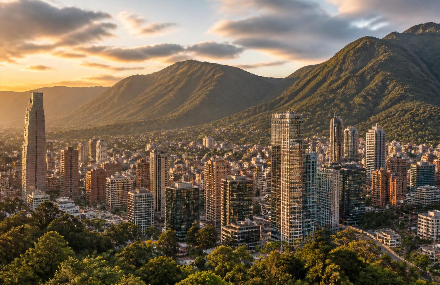 The Bogotá skyline